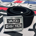 Punks Not Dead Webbing Adjustable Belt