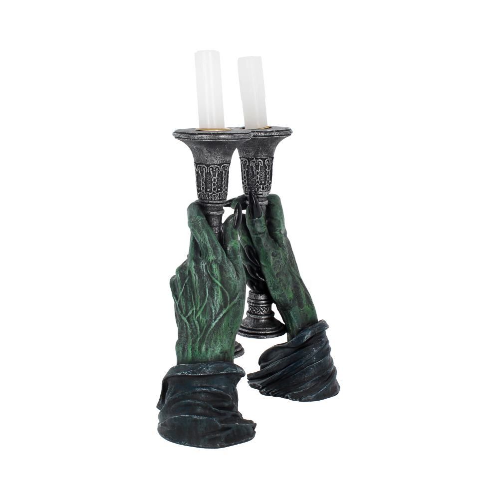 Light of Darkness Witch Candle Holder Duo