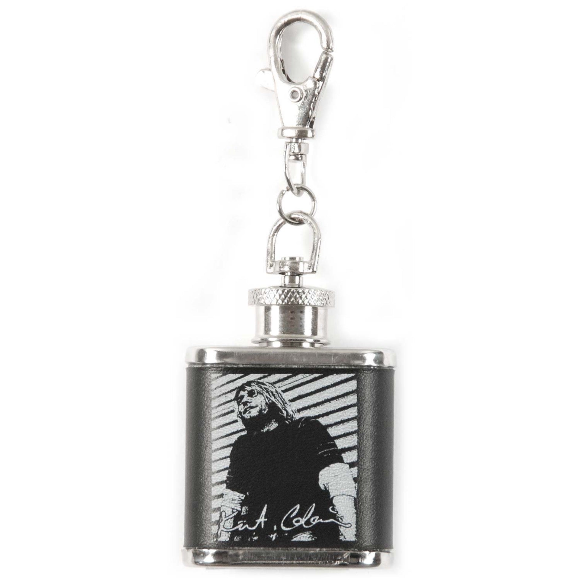 Kurt Cobain NIRVANA Flask Keychain