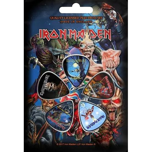 IRON MAIDEN Album Cover's Guitar Plectrum Pack
