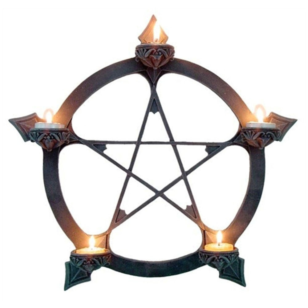 Ritual Tealight Penta Wall Hanging