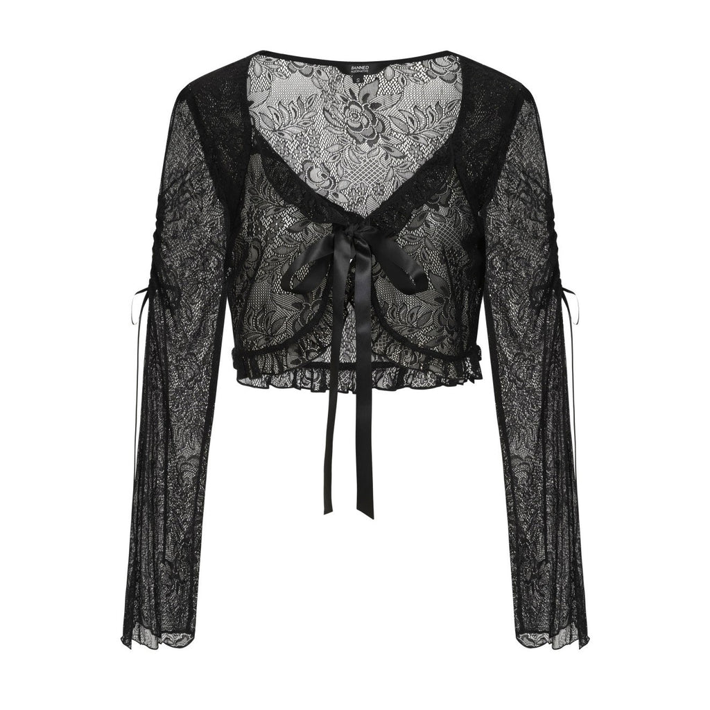 Morticia Lace Bolero
