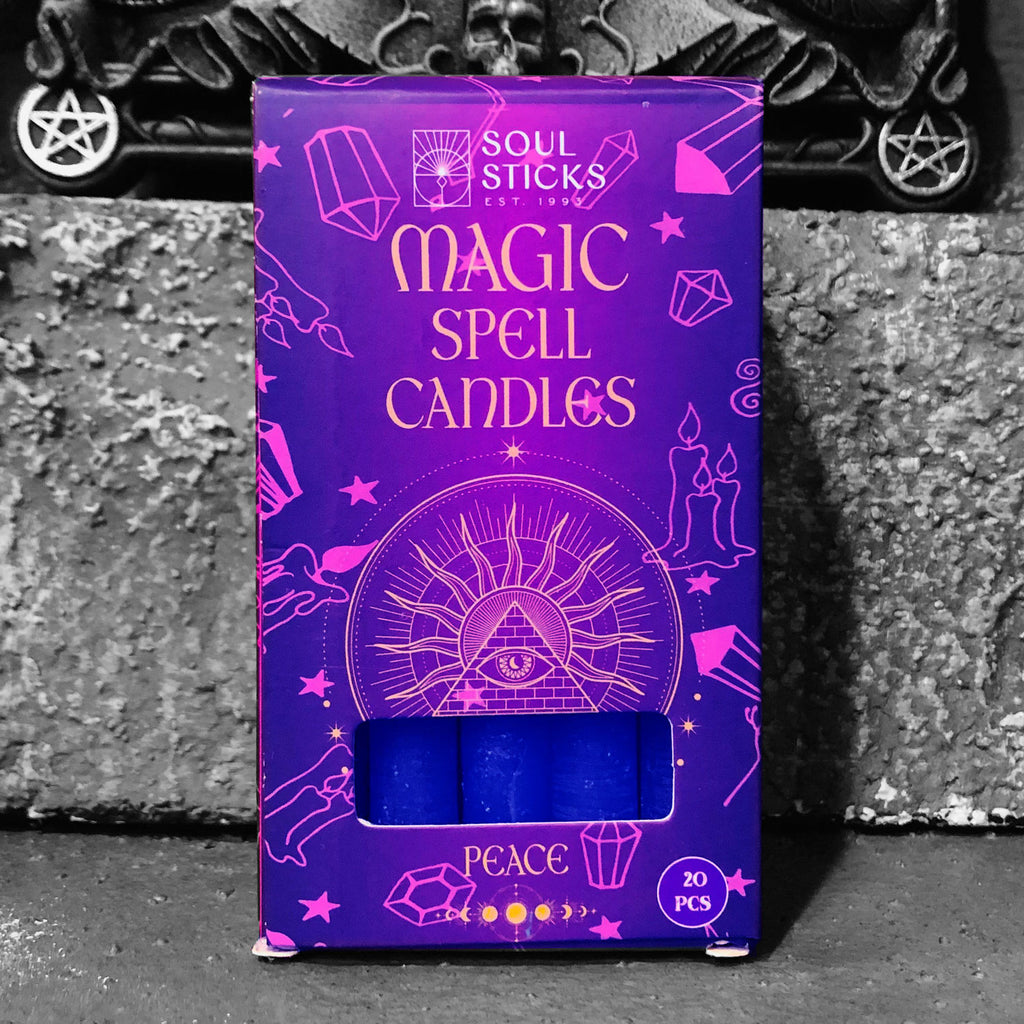 Spell Ritual Mini Candles - 20pk Peace: Purple