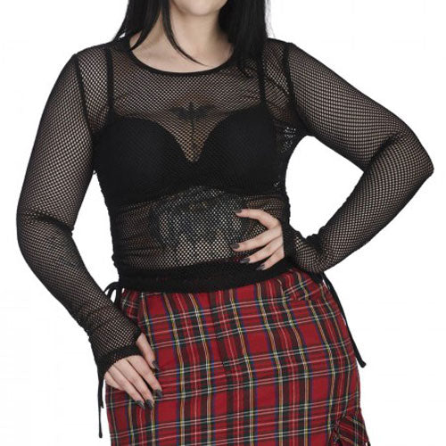 Groove Elegy Long Sleeve Mesh Top
