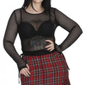 Groove Elegy Long Sleeve Mesh Top