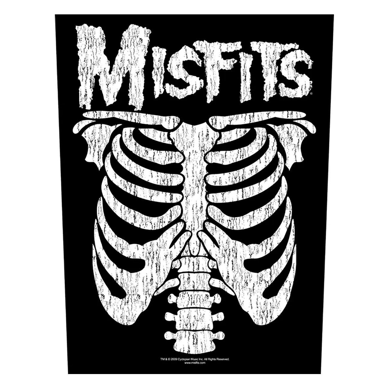 MISFITS Ribcage Back Patch