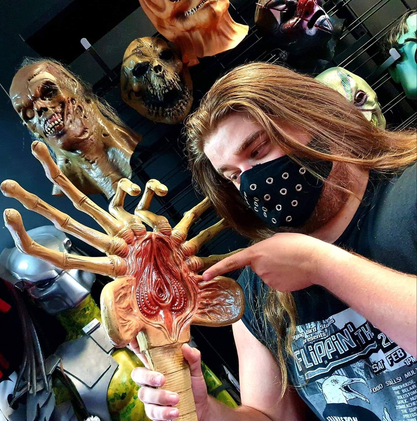 Alien Life Size Facehugger Foam Replica