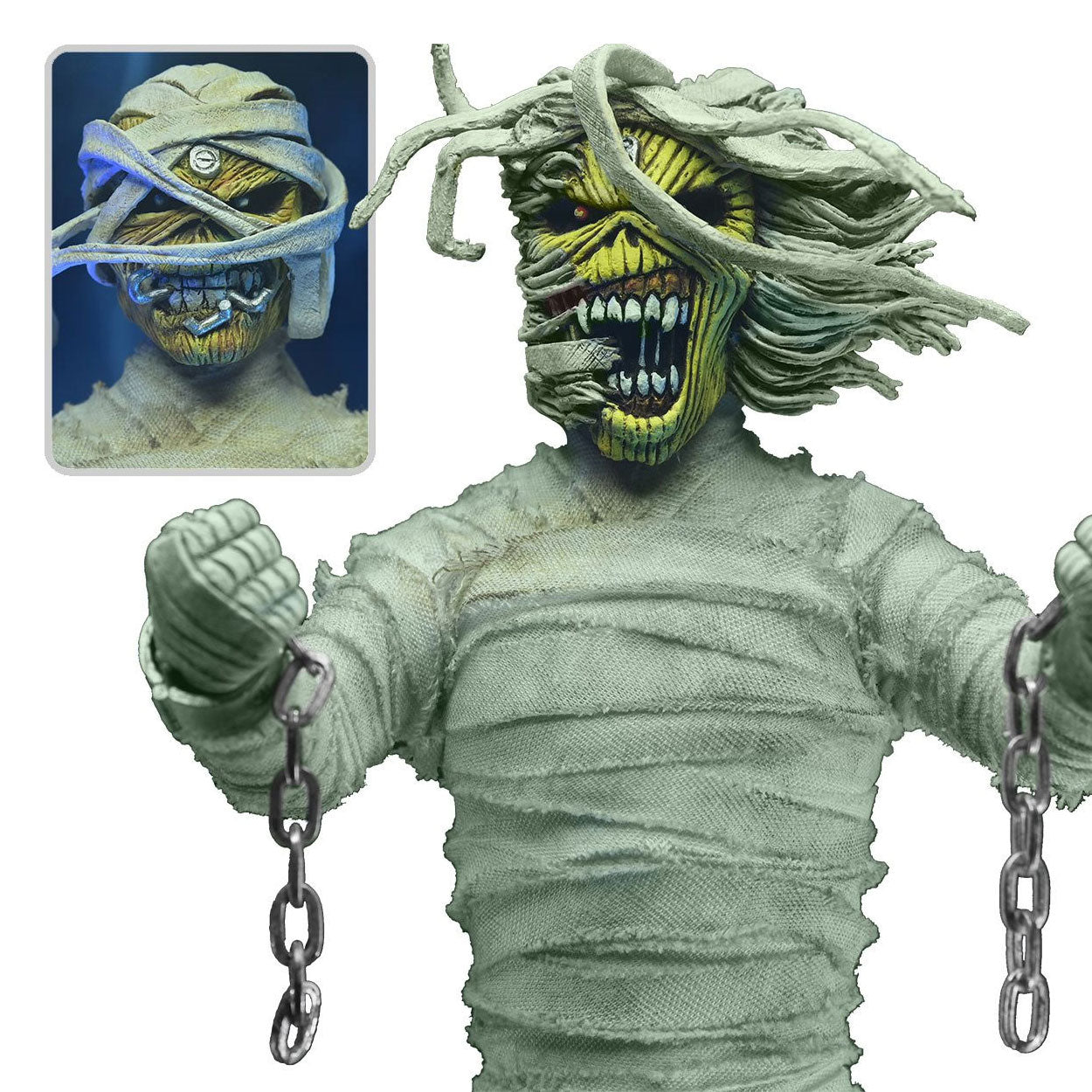 IRON MAIDEN Eddie Powerslave Mummy Action Figure