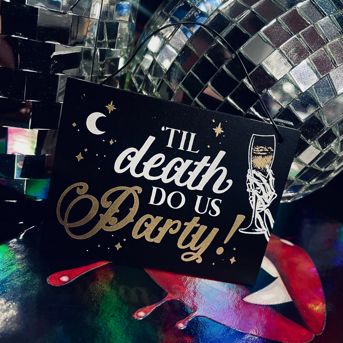Til Death do us Party Mini Sign