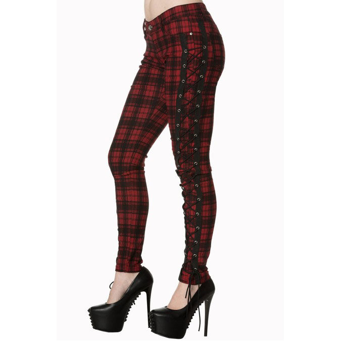 Escaping Darkness Tartan Pants