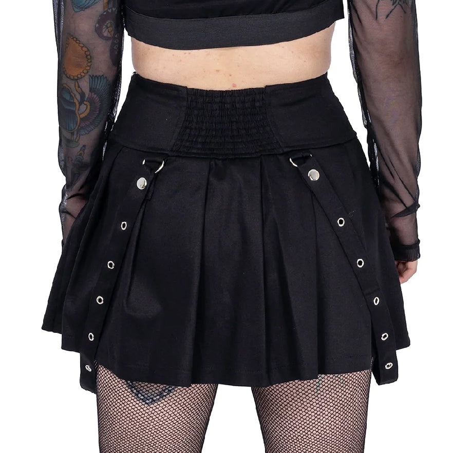 Rebellious Deathly Black Skirt