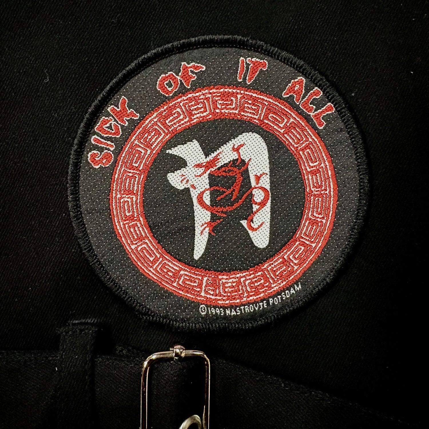 SICK OF IT ALL Round Patch