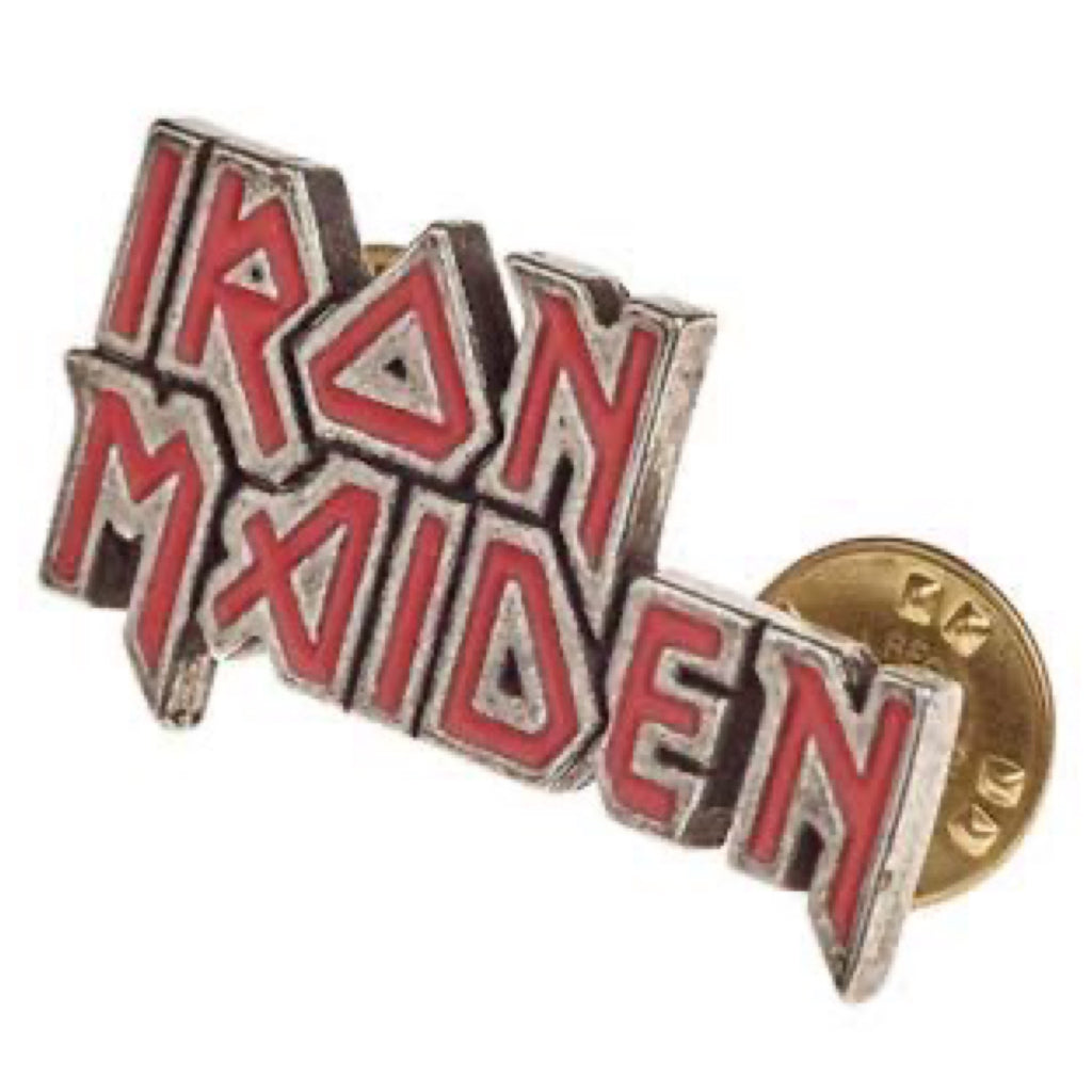 IRON MAIDEN Logo Enamel Pin