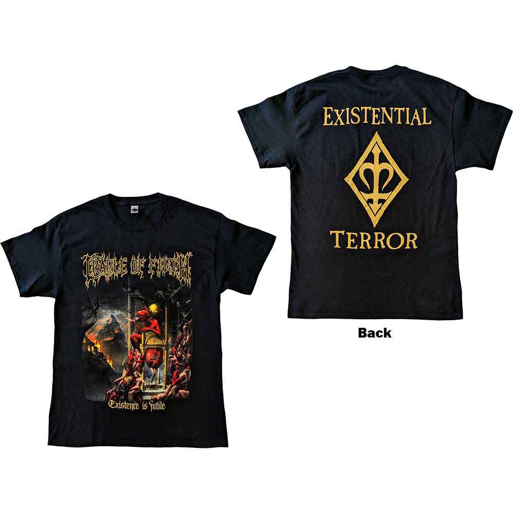 CRADLE OF FILTH (COF) Existence is Futile Tee (Backprint)