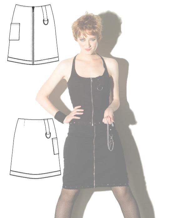 Skirting Danger Spike Skirt
