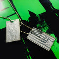 GREEN DAY Dog Tag Necklace