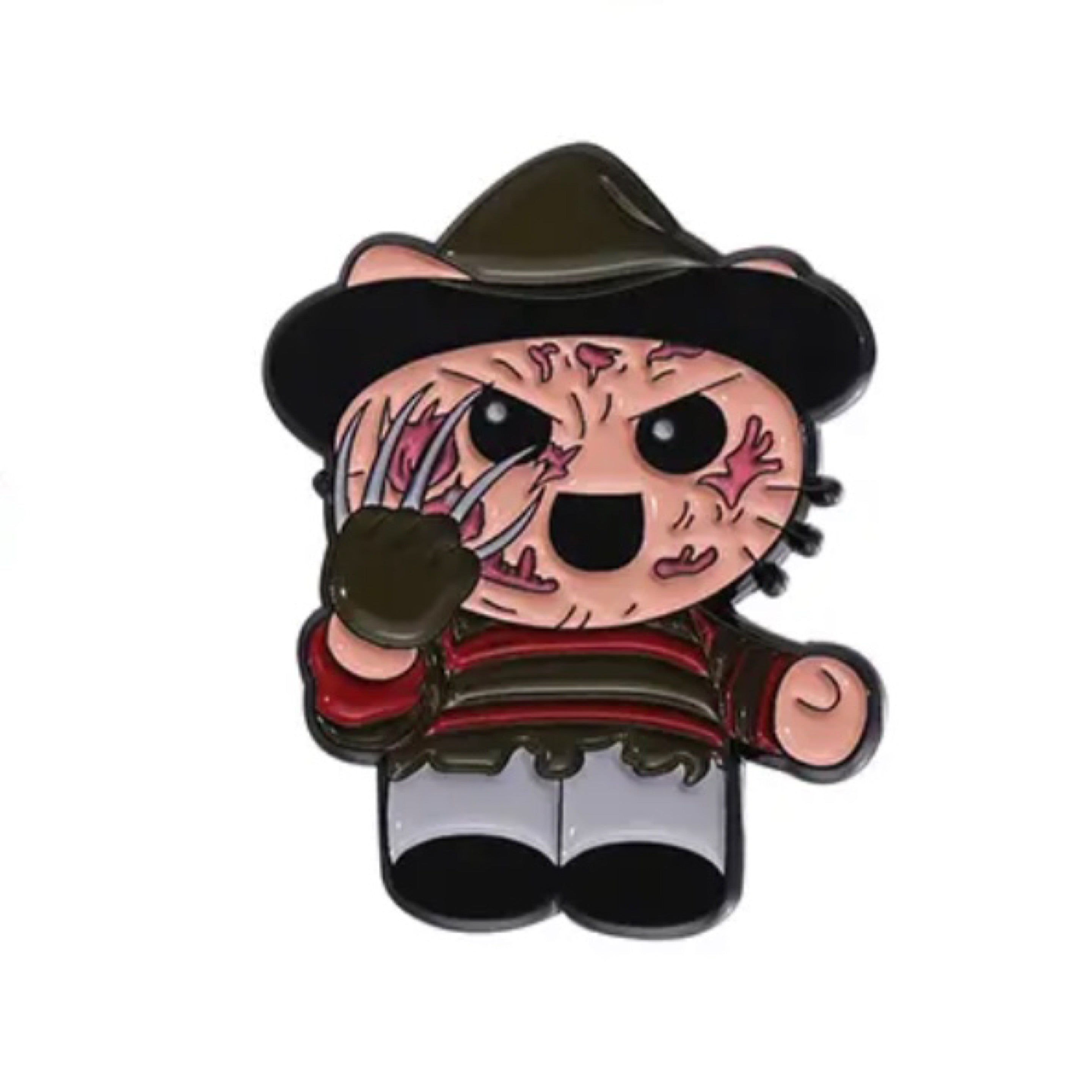 Meow-Freddy Enamel Pin