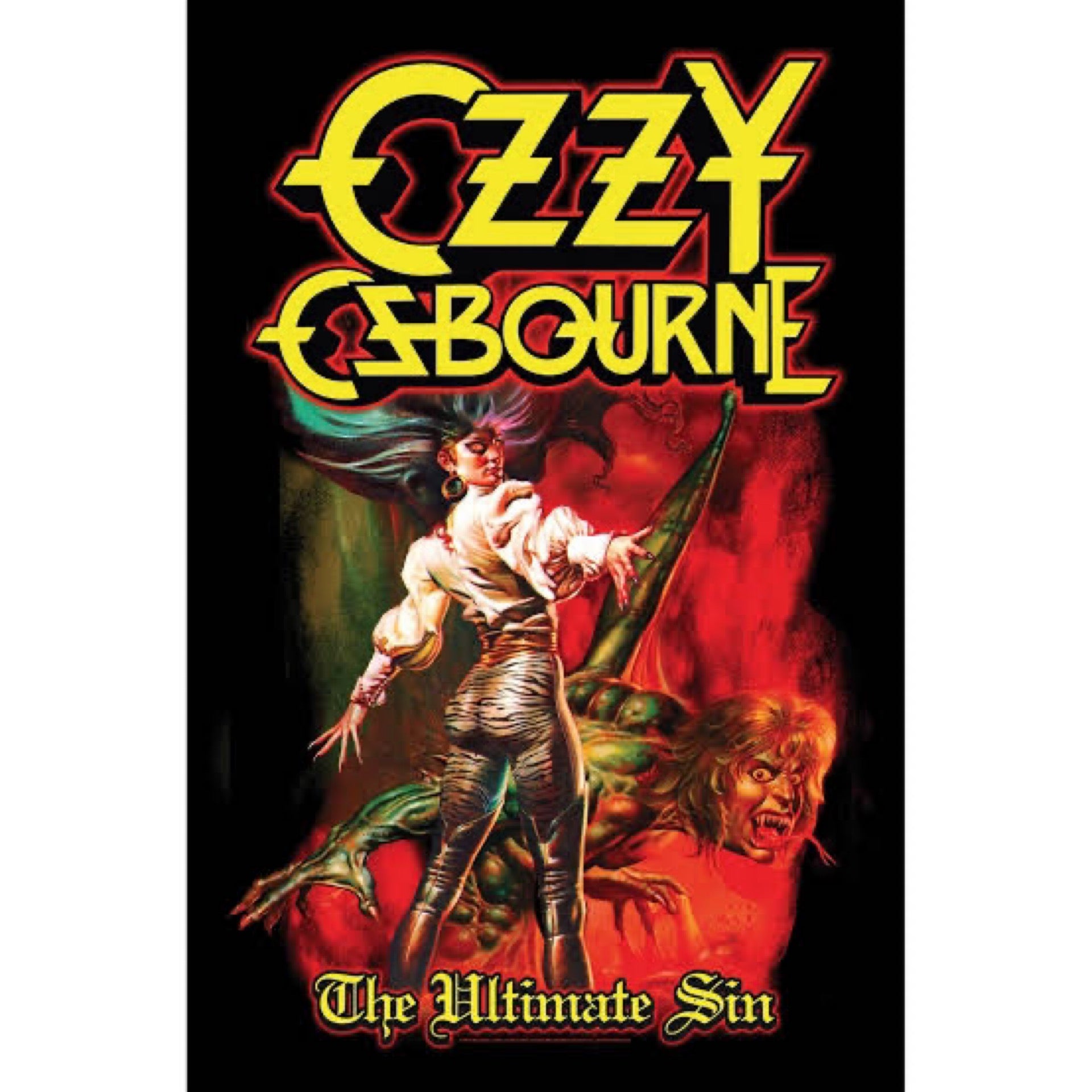 OZZY OSBOURNE Ultimate Sin Wall Flag