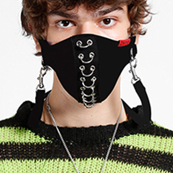 Black Eclipse Face Mask