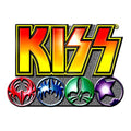 KISS Stud Logo Pin Badge