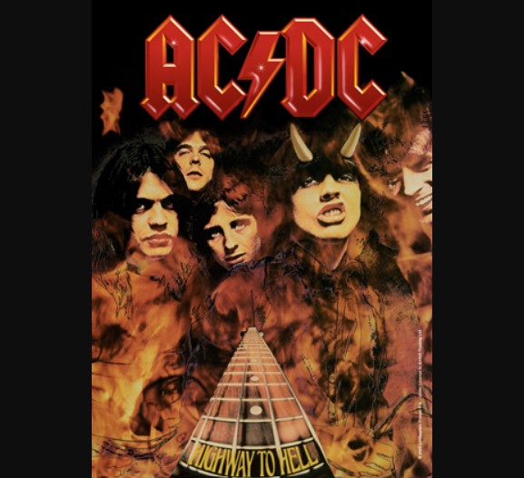 AC/DC Wall Flag