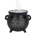 Cauldron Triple Moon Incense Holder
