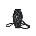 Creeper Spider Web Mini Coffin Shoulder Bag