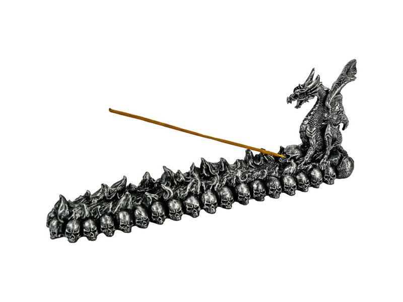 Fafnirs Silver Keepers Dragon Incense Holder