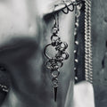 Gothic Fan Earrings