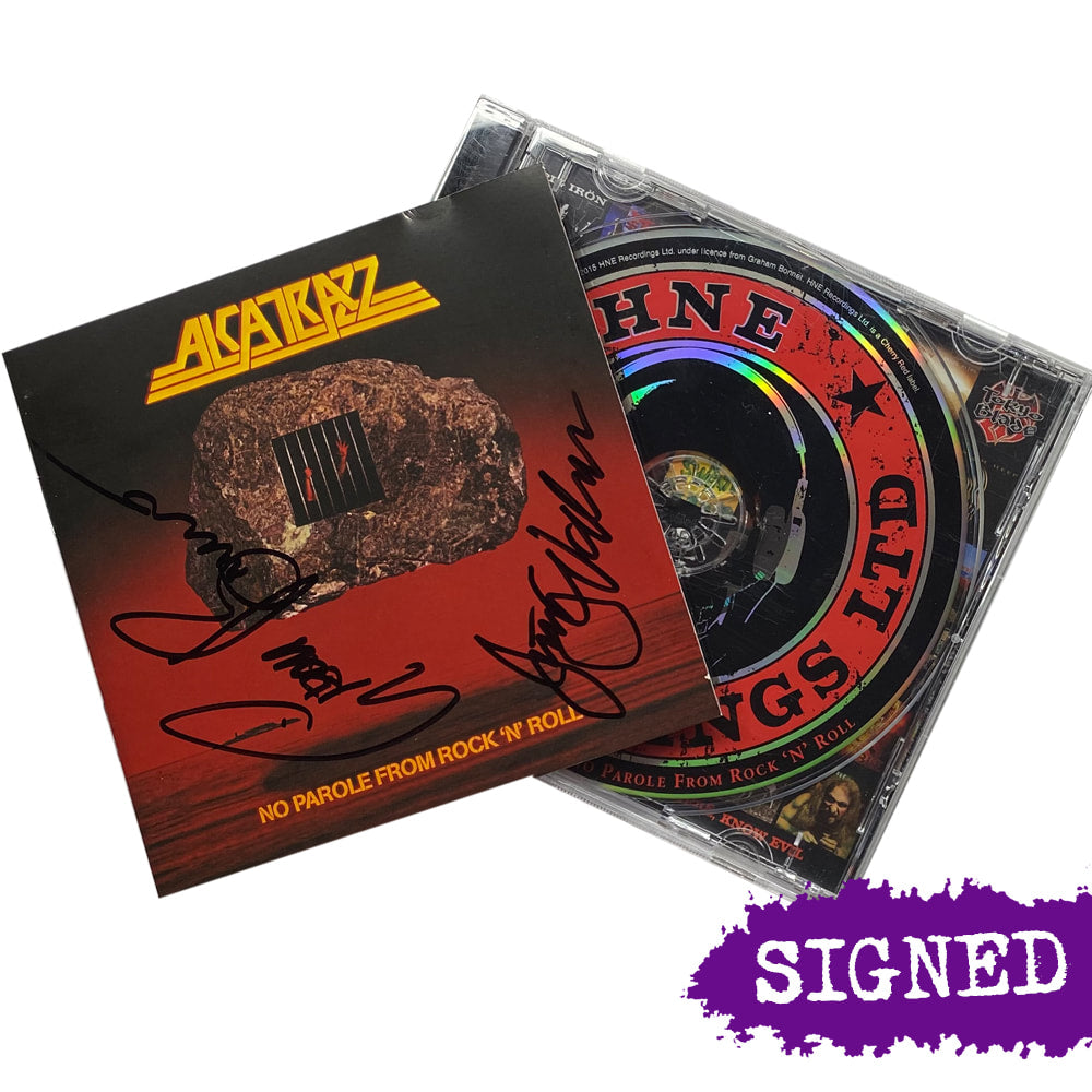 ALCATRAZZ No Parole From Rock 'N' Roll CD (Signed) 1983