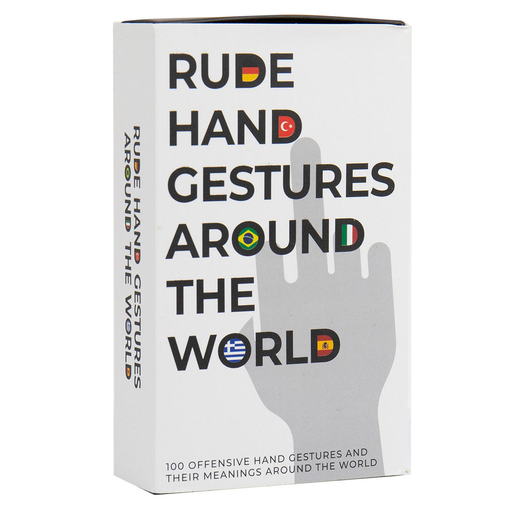 Rude Hand Gestures - Around the World Cards