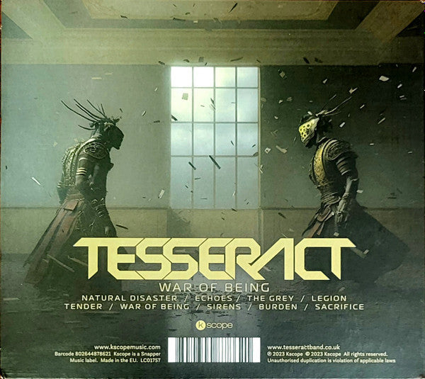 TESSERACT War Of Being CD (2023)