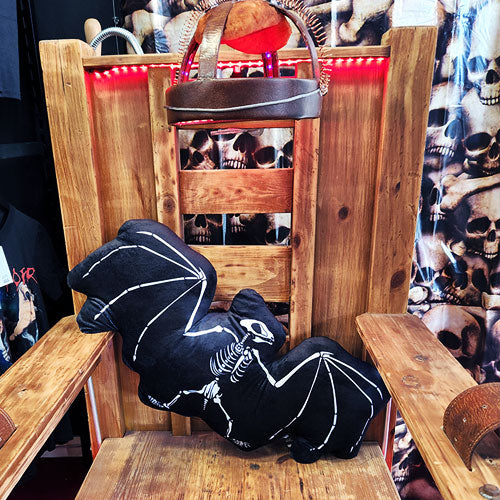 Skeleton Bat Cushion