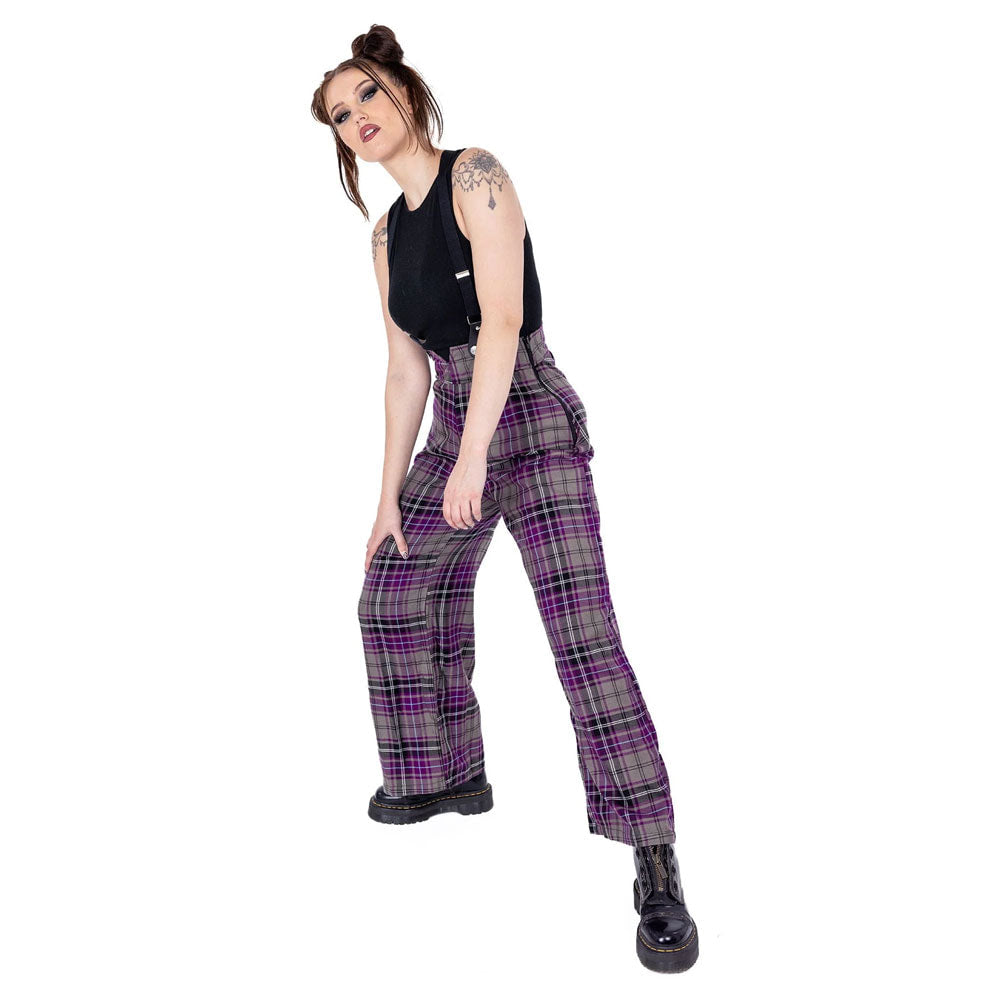 Imelda Purple Grey Pants