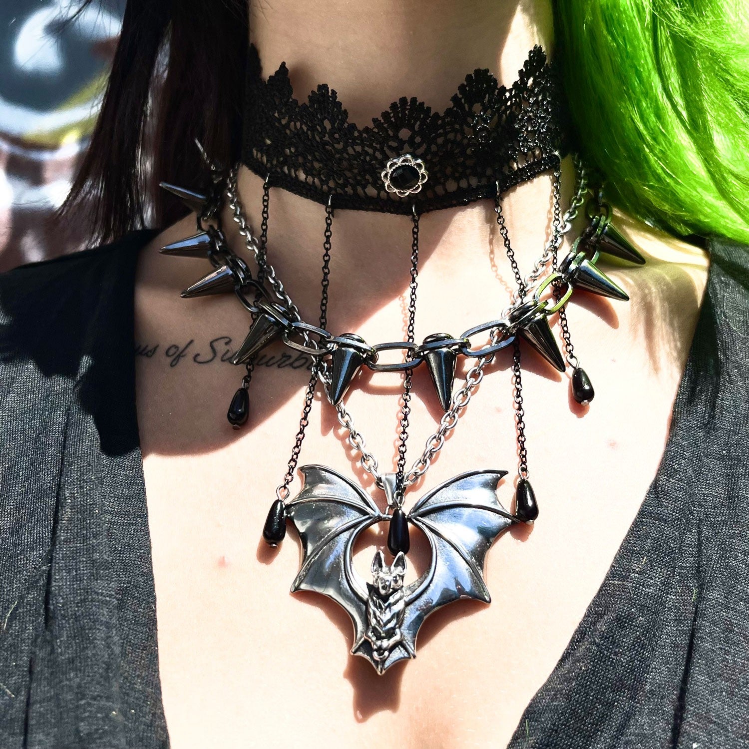 Gothic Lace Bella Choker