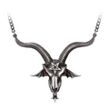 Baphometica Large Skull Pendant Necklace