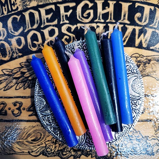 Spell Ritual Mini Candles Assorted Colours 12pk