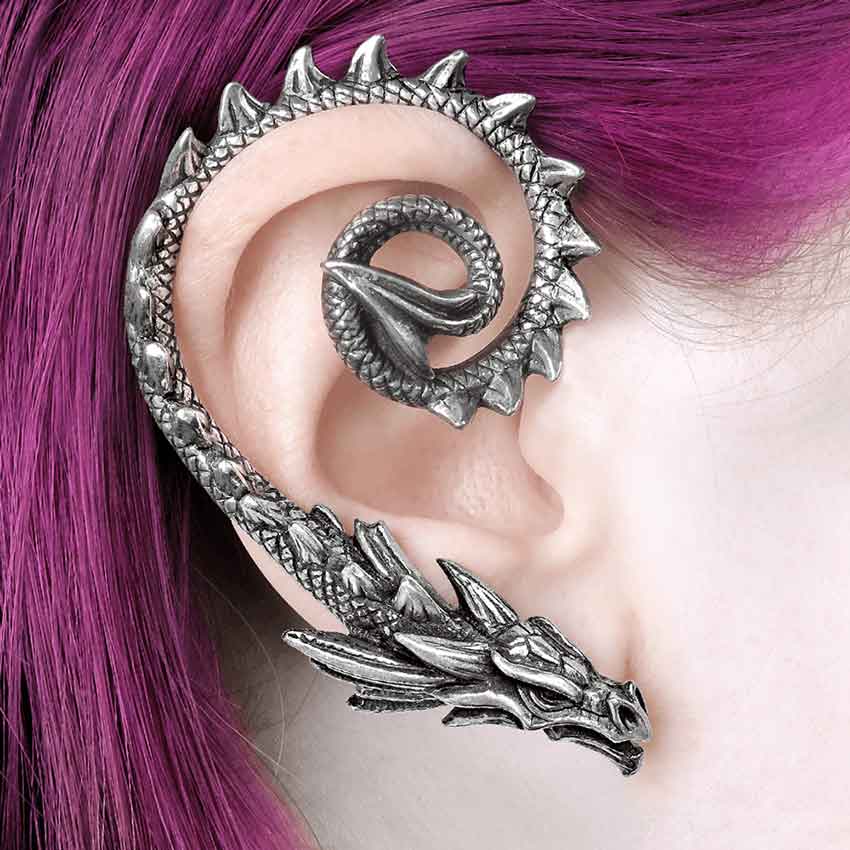 Ostrogoth Dragon Earwrap Earring