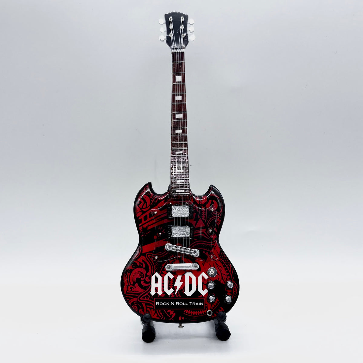 AC/DC Rock n Roll Train Mini Replica Guitar