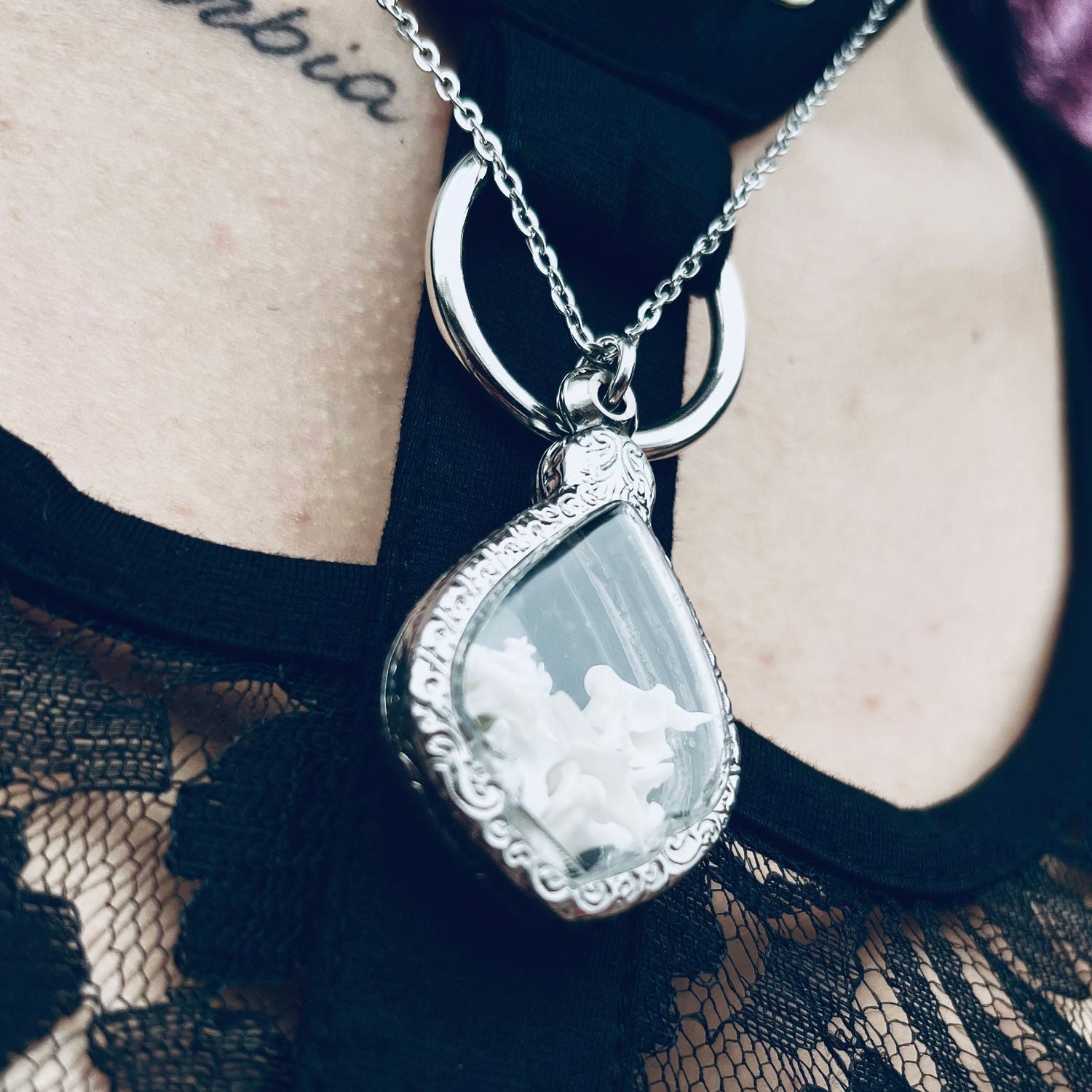 Snake Vertebrae Genuine Specimen Necklace