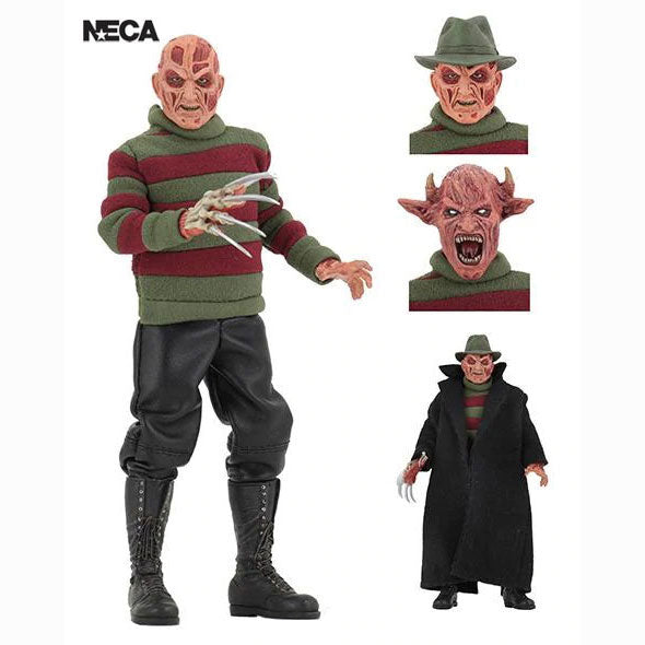 Freddy Kreuger - 8” Clothed Action Figure - Nightmare on Elm Street