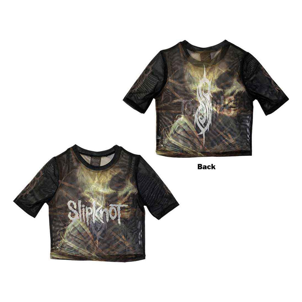 SLIPKNOT Mesh Crop Top