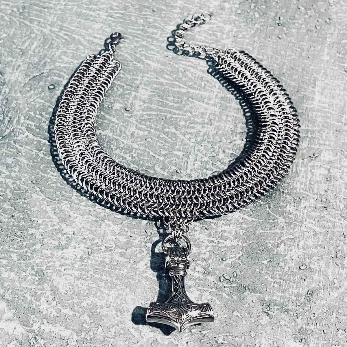 Gods Hammer Chosen Chainmaille Collar