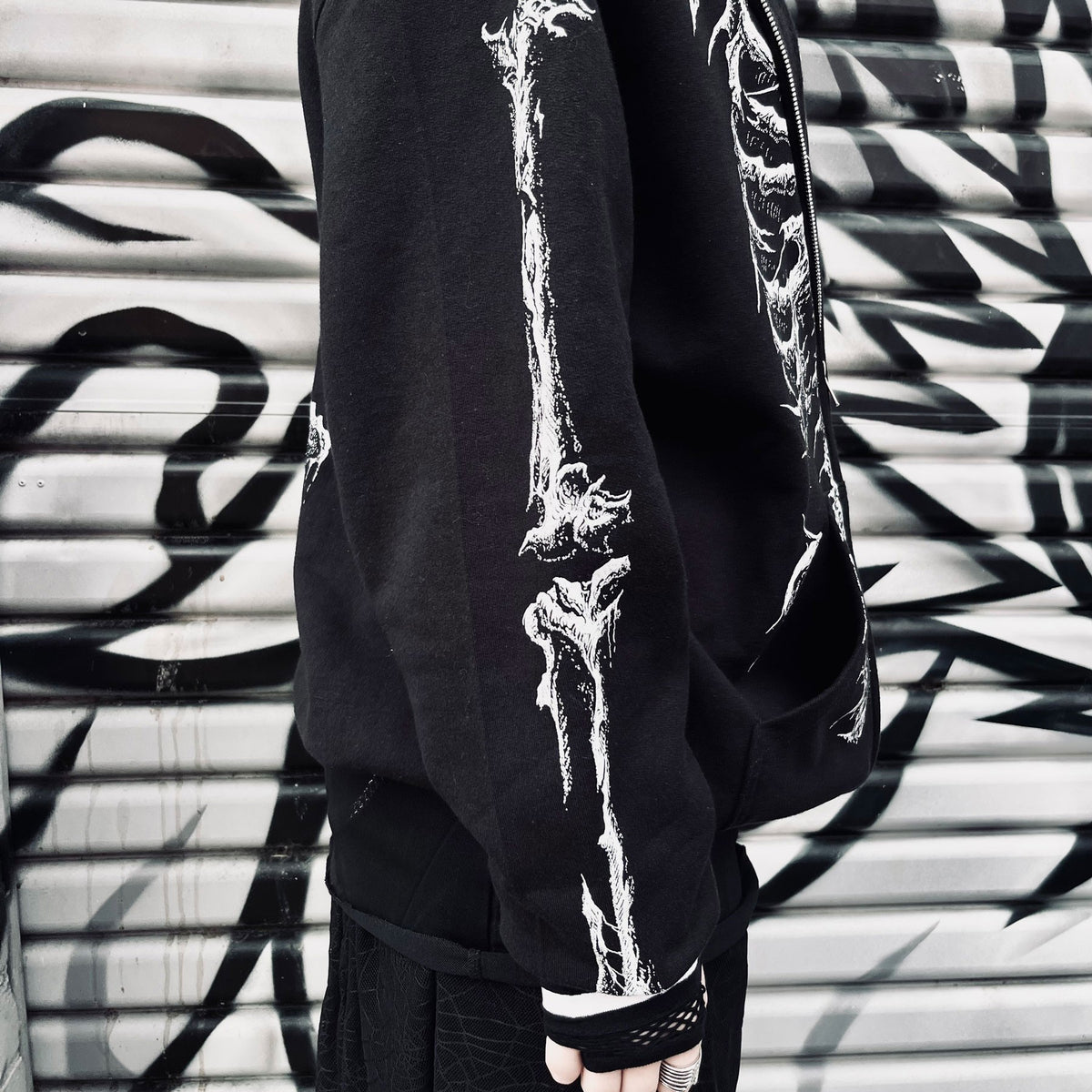 Dead Inside Skeleton Hoodie