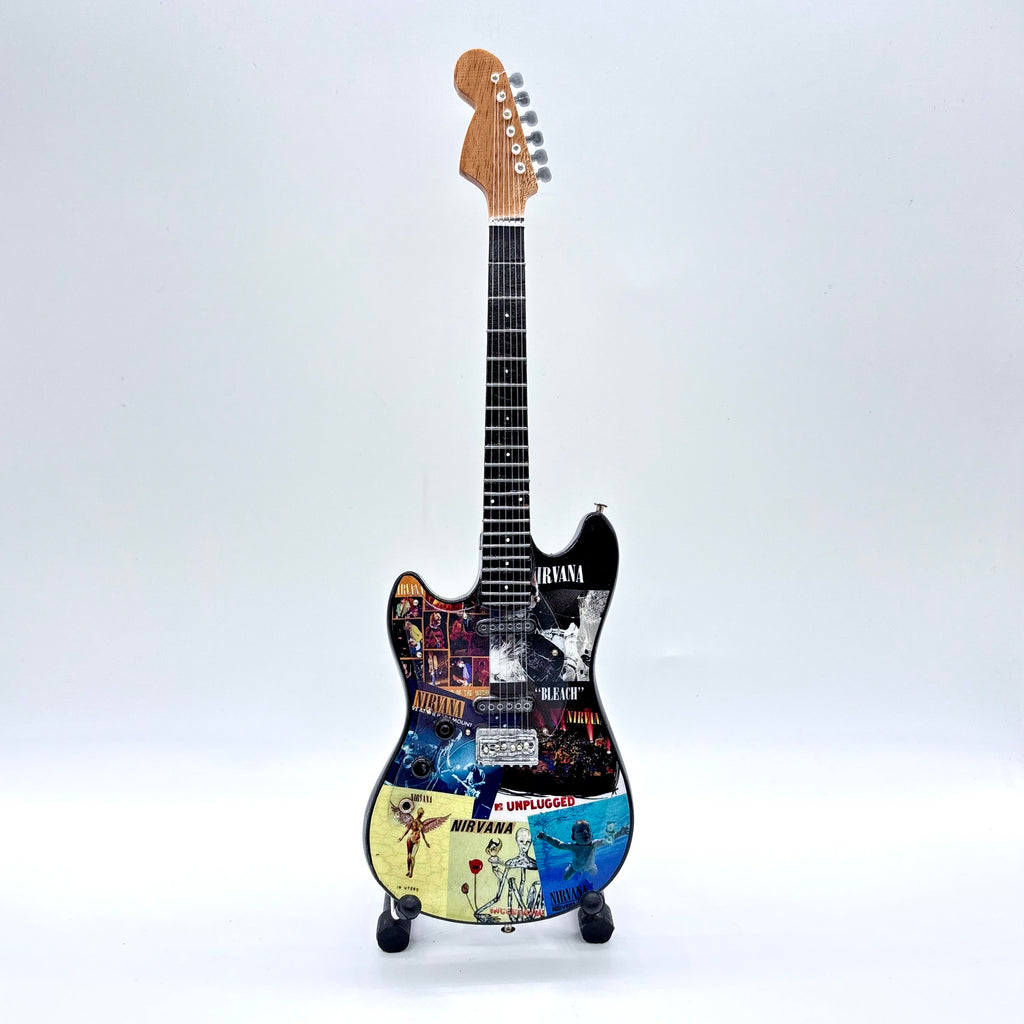 Nirvana Discography Mini Replica Guitar