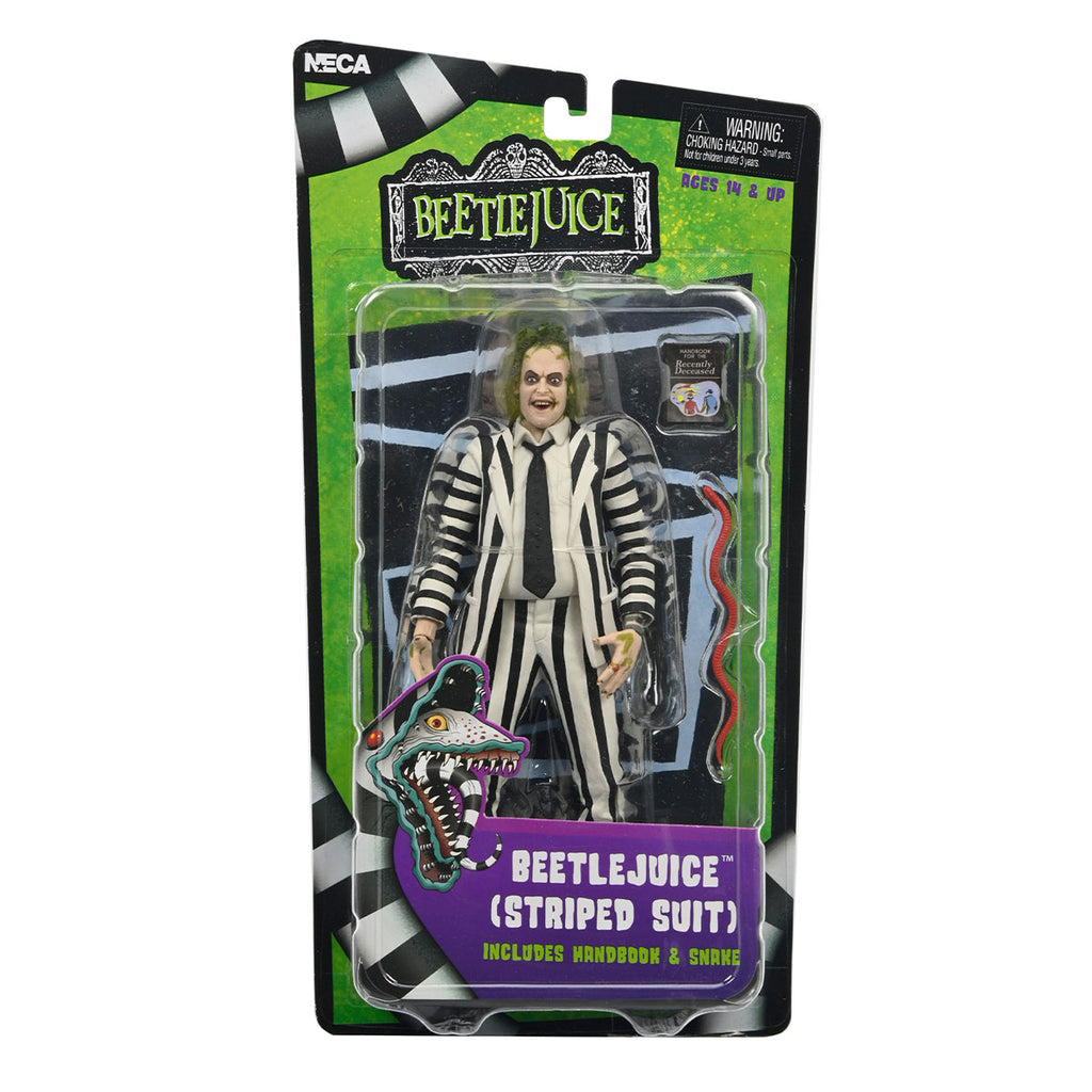 Beetlejuice (1988) - Black and White Striped Suit 7" Figure