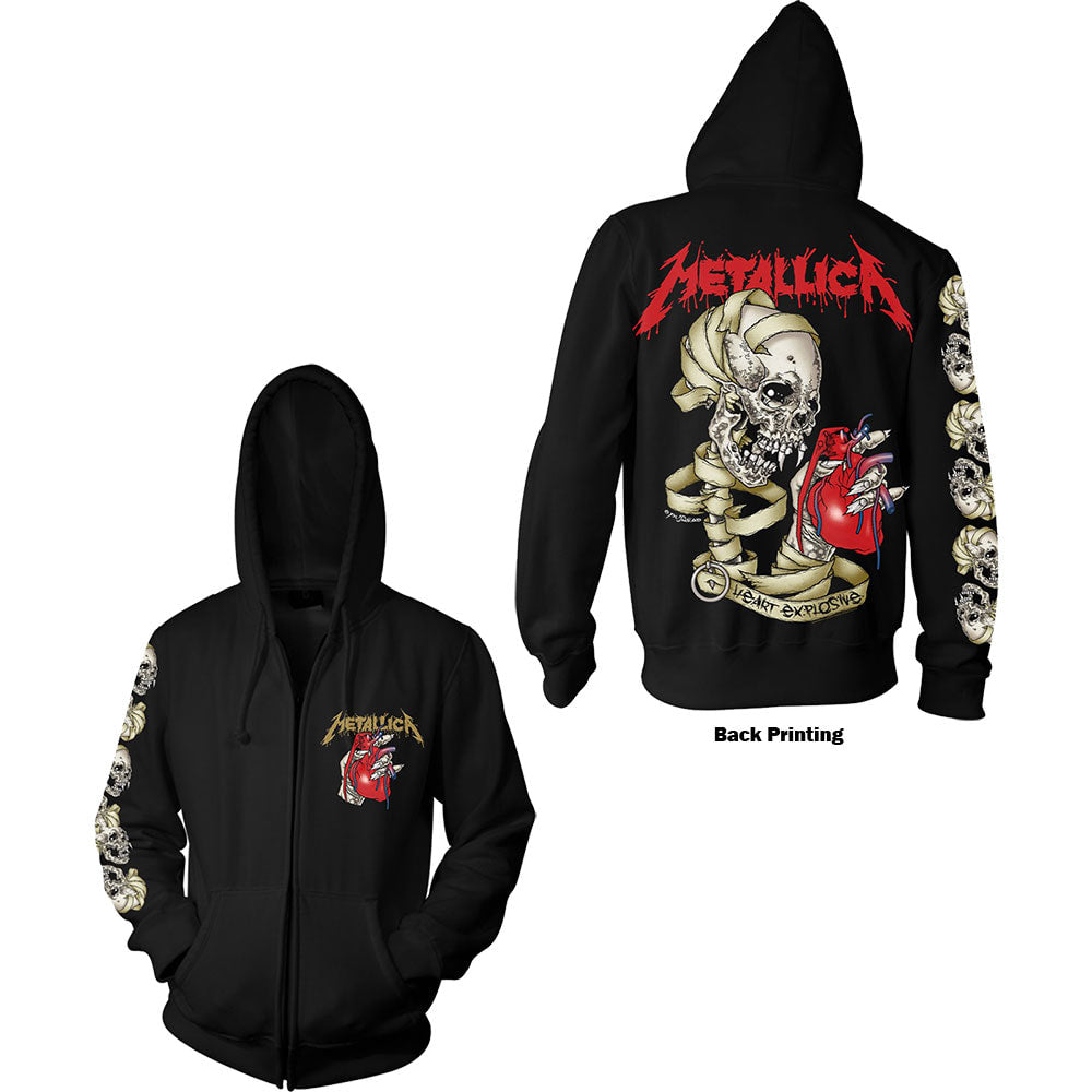 METALLICA Heart Explosive Hood