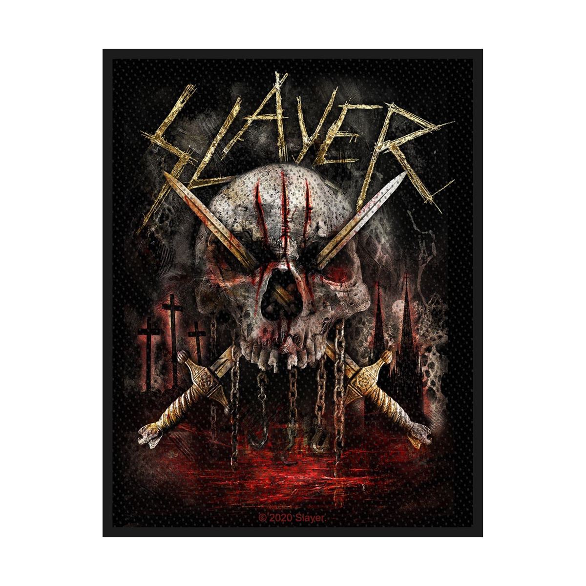 SLAYER Skull and Swords Patch