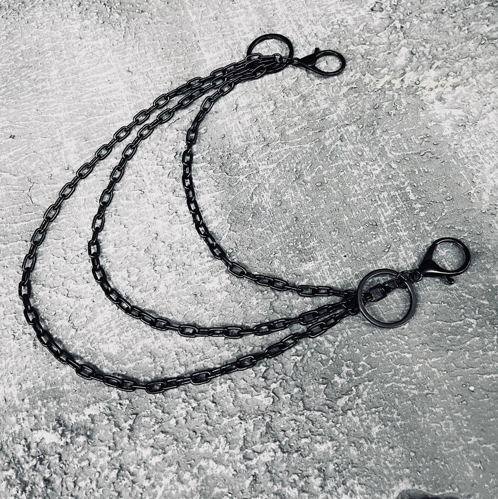 Triple Threat Nero Accessory Chain