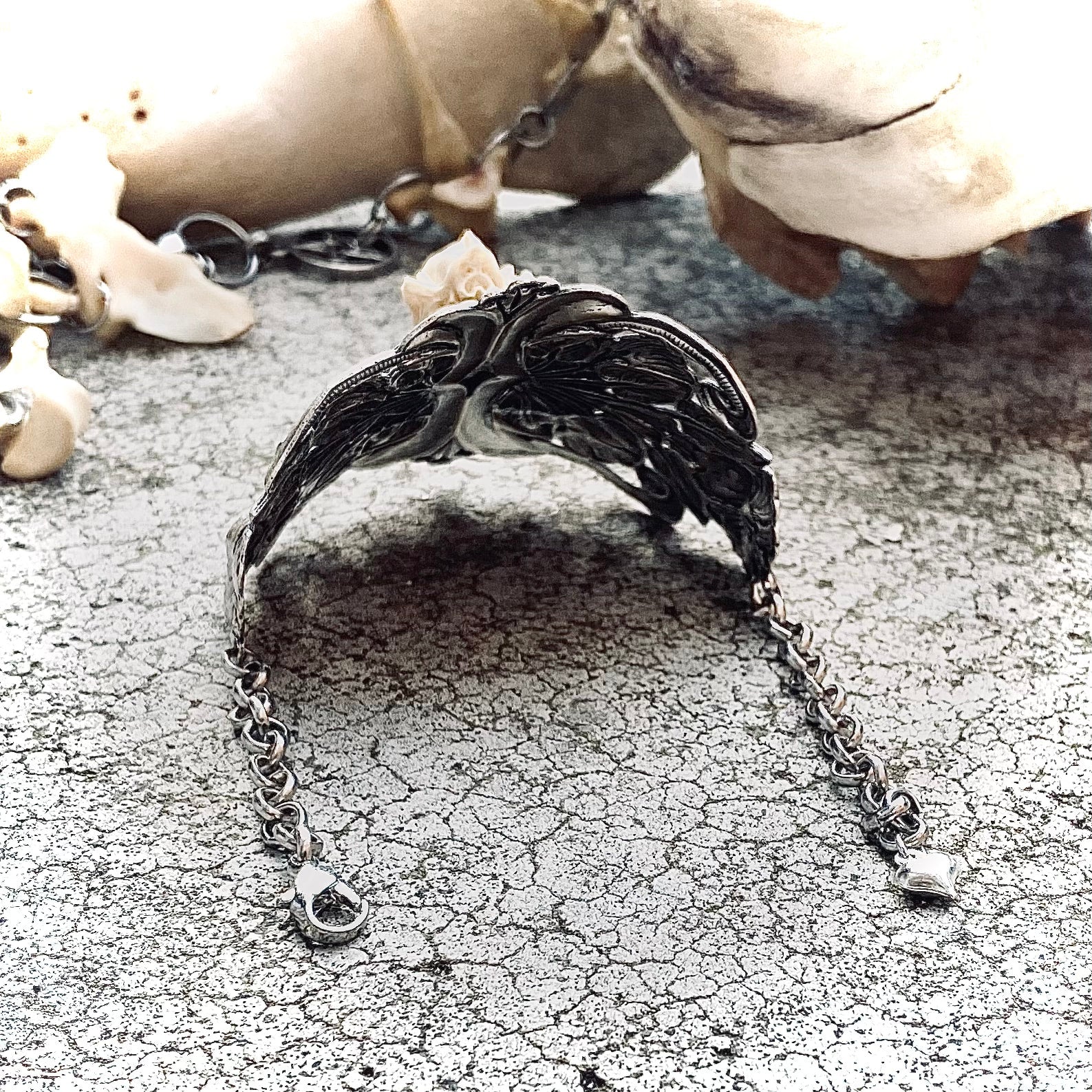 Ravens Call Filigree Wrist Cuff